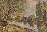 Alfred Sisley Flublandschaft bei Moret sur Loing oil painting